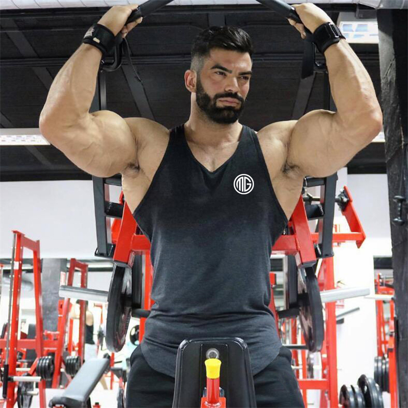 Summer Clothing Material - Cotton Material Summer Gym Tank Tops