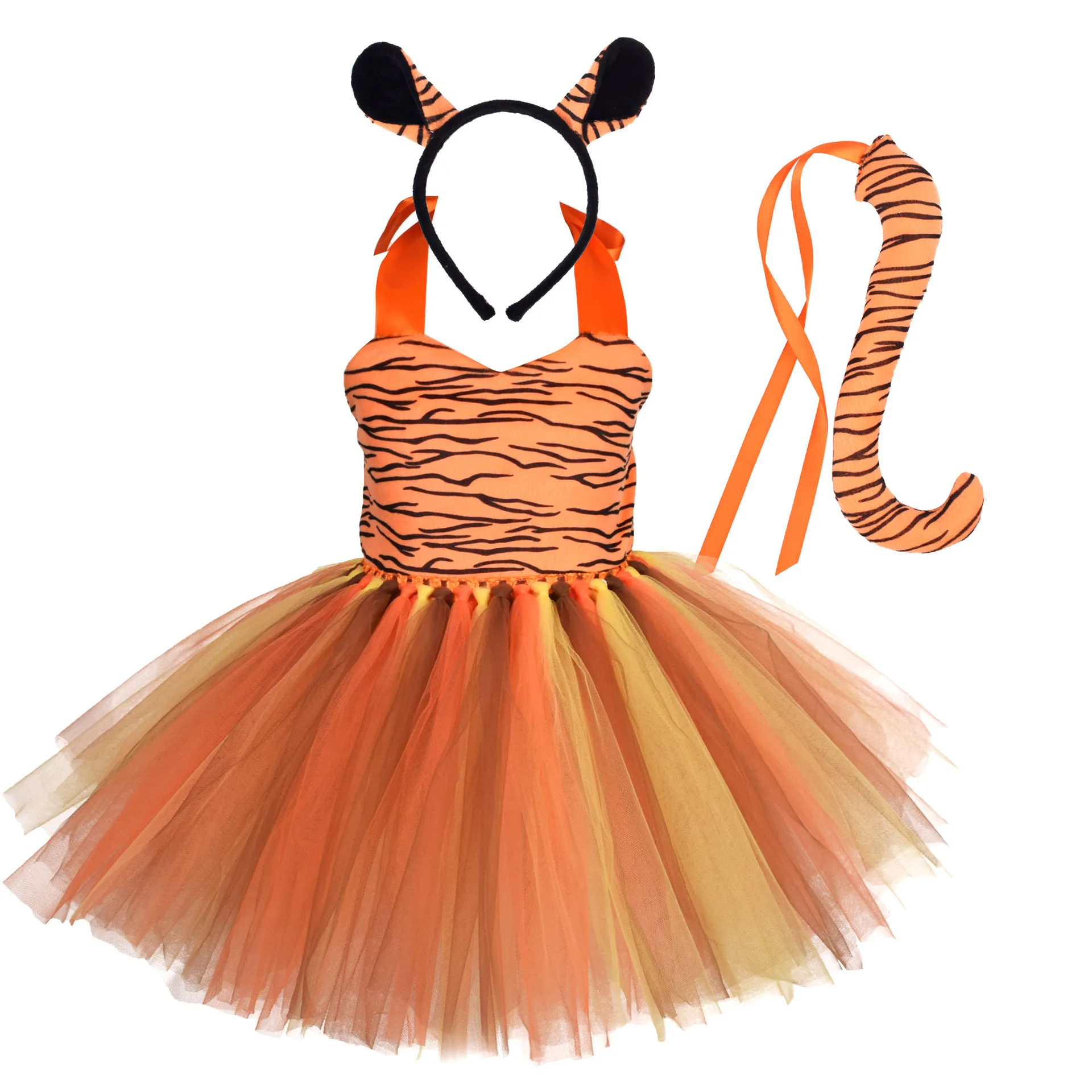 Summer Clothing For Kids Girls - Tiger Costume for Baby Kids Forest