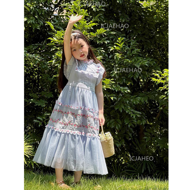 New Girls Dress 2026 Summer Co - Summer Clothing For Kids Girls recension och pris