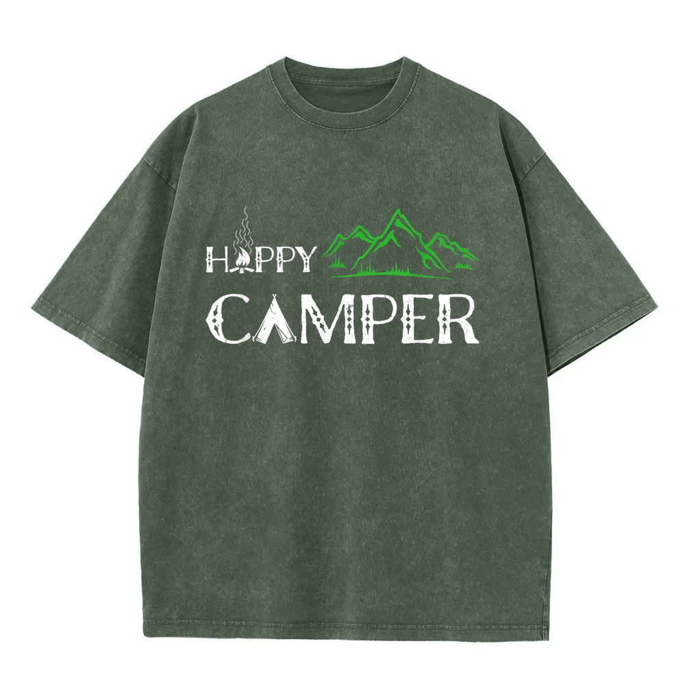 Happy Camper Camping T-Shirt f - Summer Clothing Women Canada recension och pris