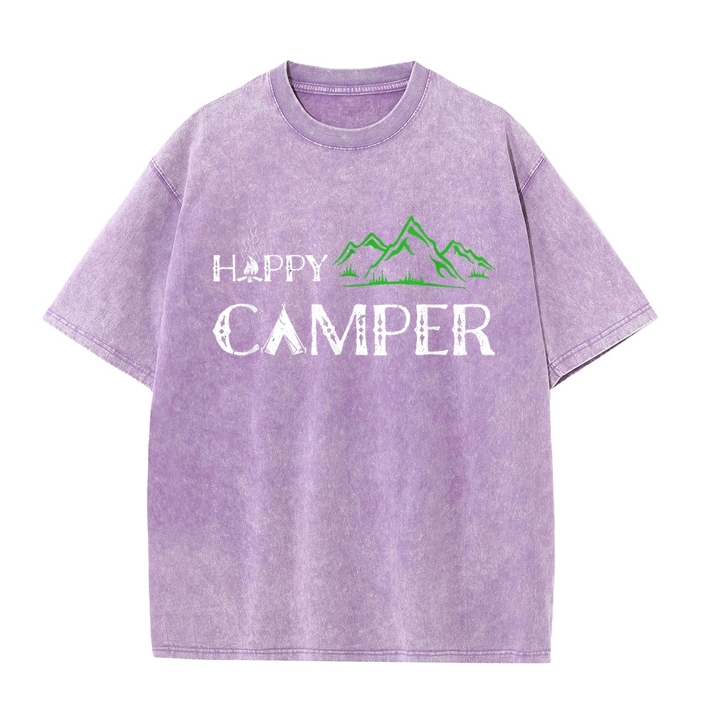Happy Camper Camping T-Shirt f - Summer Clothing Women Canada recension och pris