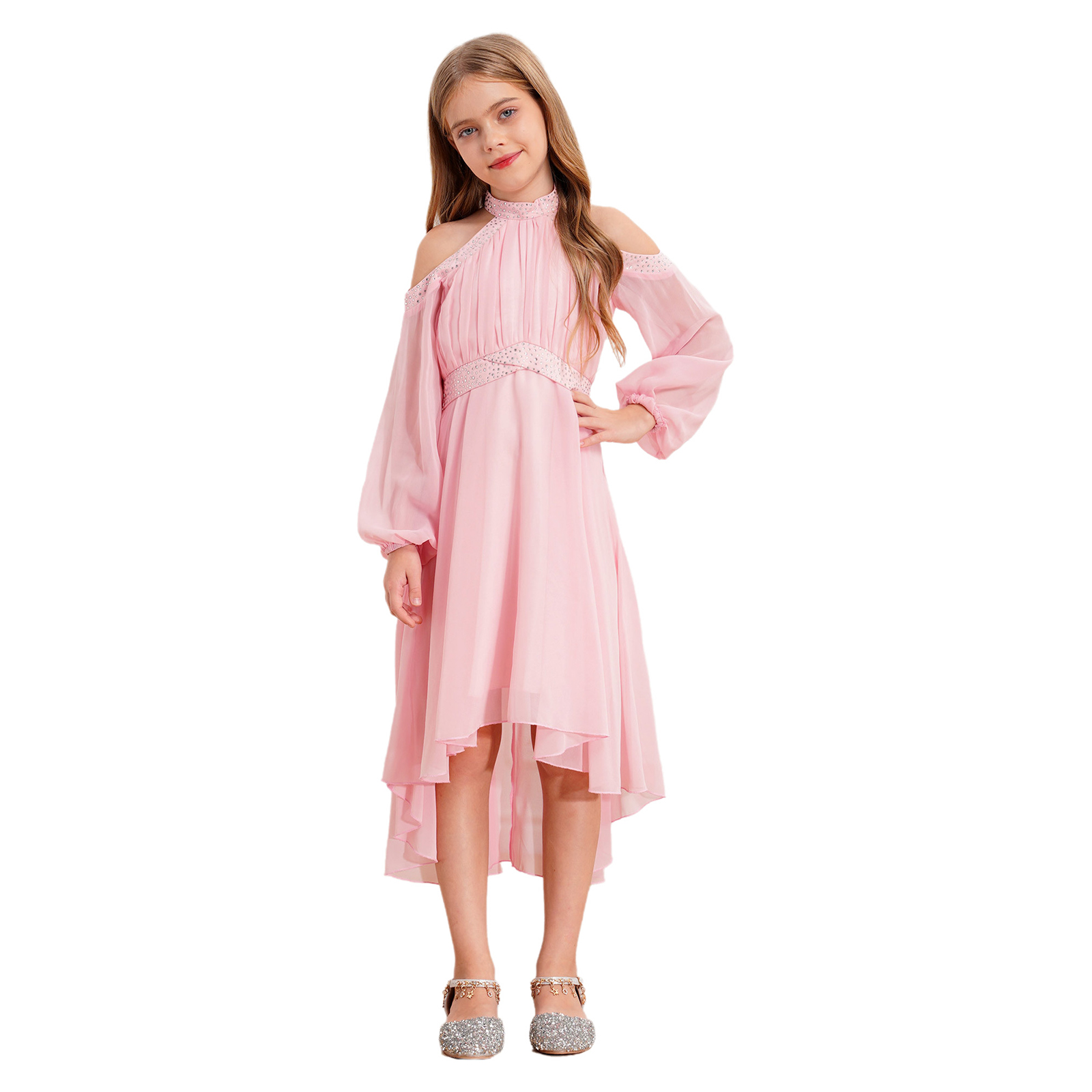 Kids Girls Elegant Party Dress - Summer Clothing For Kids Girls recension och pris