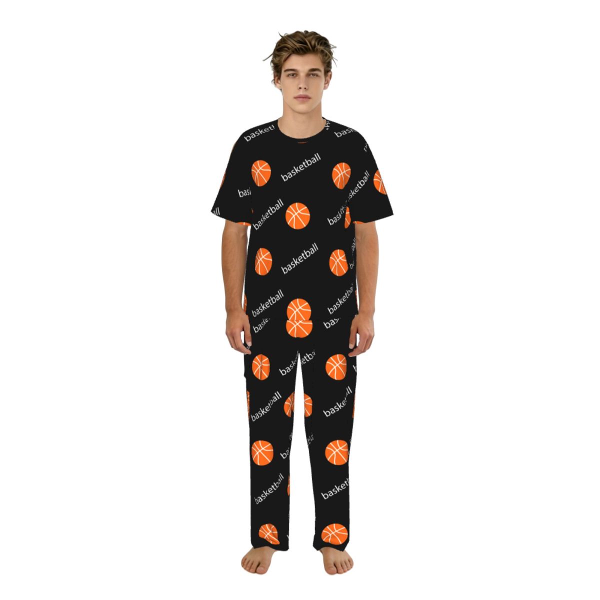 Men Pajamas Suit Short Sleeved - Summer Clothing Words recension och pris