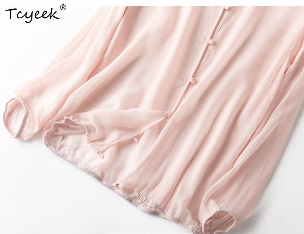 Tcyeek 100% Real Mulberry Silk - Summer Clothing Usa recension och pris