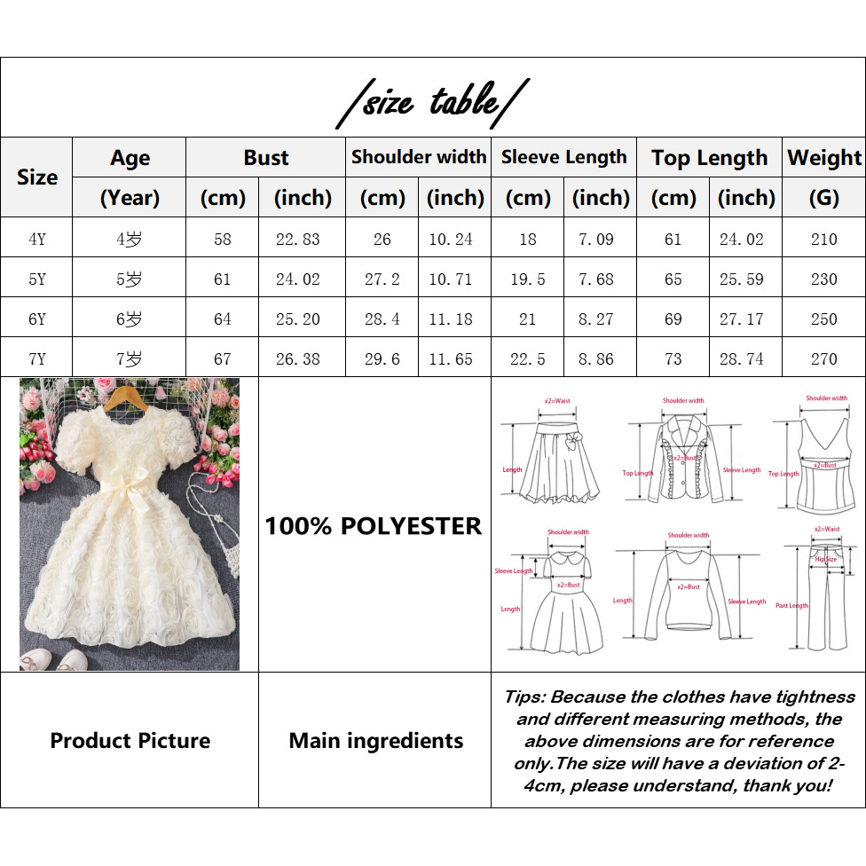 Kids Girl Beige Dress Elegant  - Summer Clothing For Kids Girls recension och pris