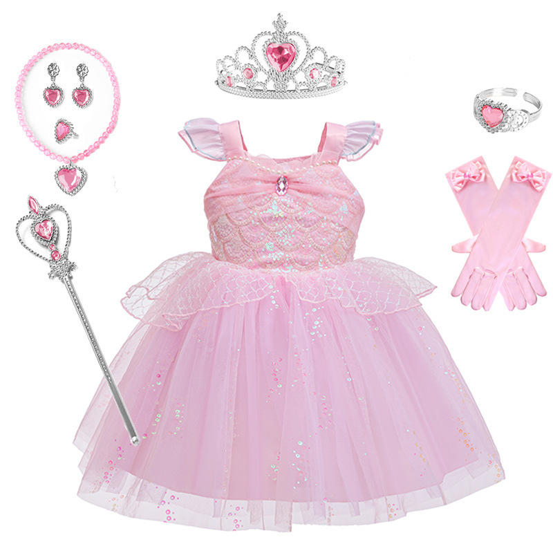 Girls Mermaid Tutu Dress Sequi - Summer Clothing For Kids Girls recension och pris