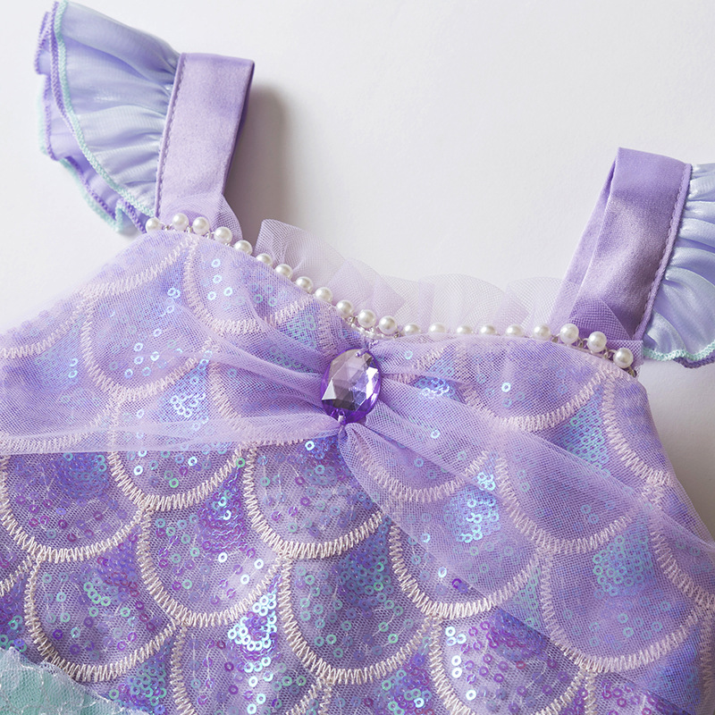 Girls Mermaid Tutu Dress Sequi - Summer Clothing For Kids Girls recension och pris