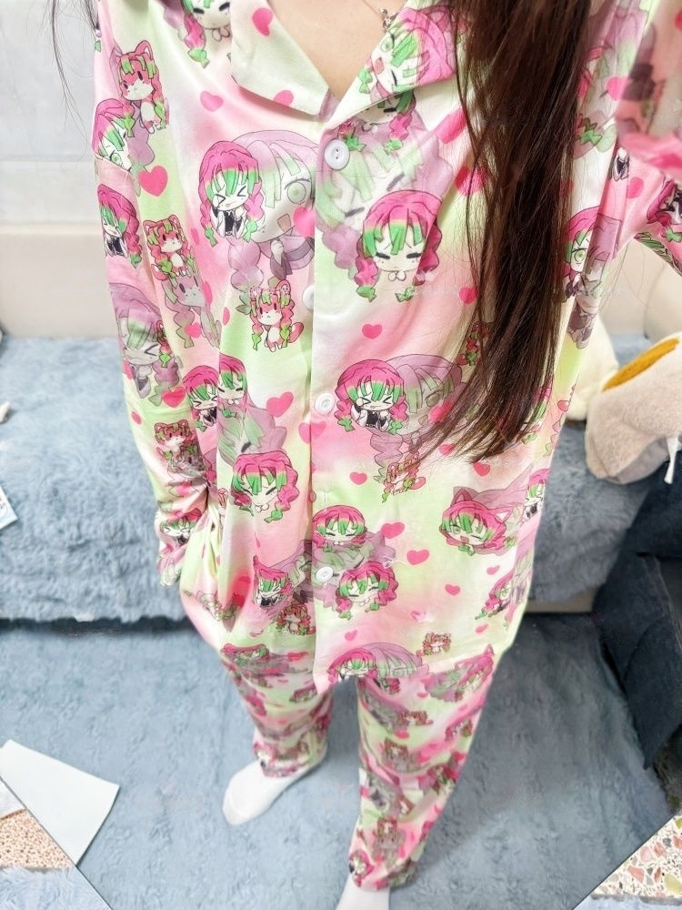 Demon Slayer Summer Pajama Set - Xl Summer Clothing recension och pris