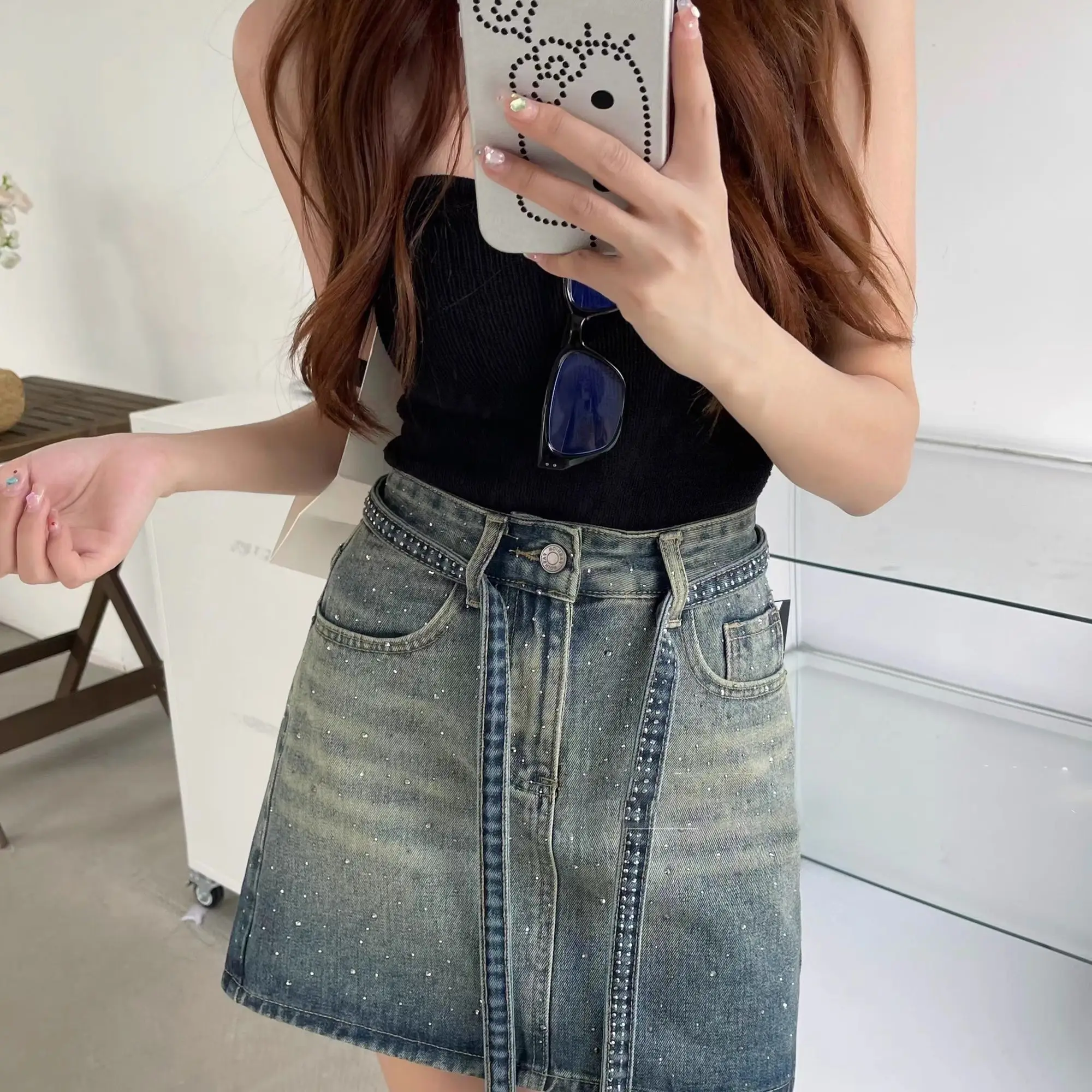 Jeans Skirts For Women Gradien - Summer Clothing Trends 2025 recension och pris