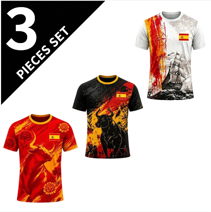 2026 New Style Spanish Men's S - Summer Clothing In Spanish recension och pris