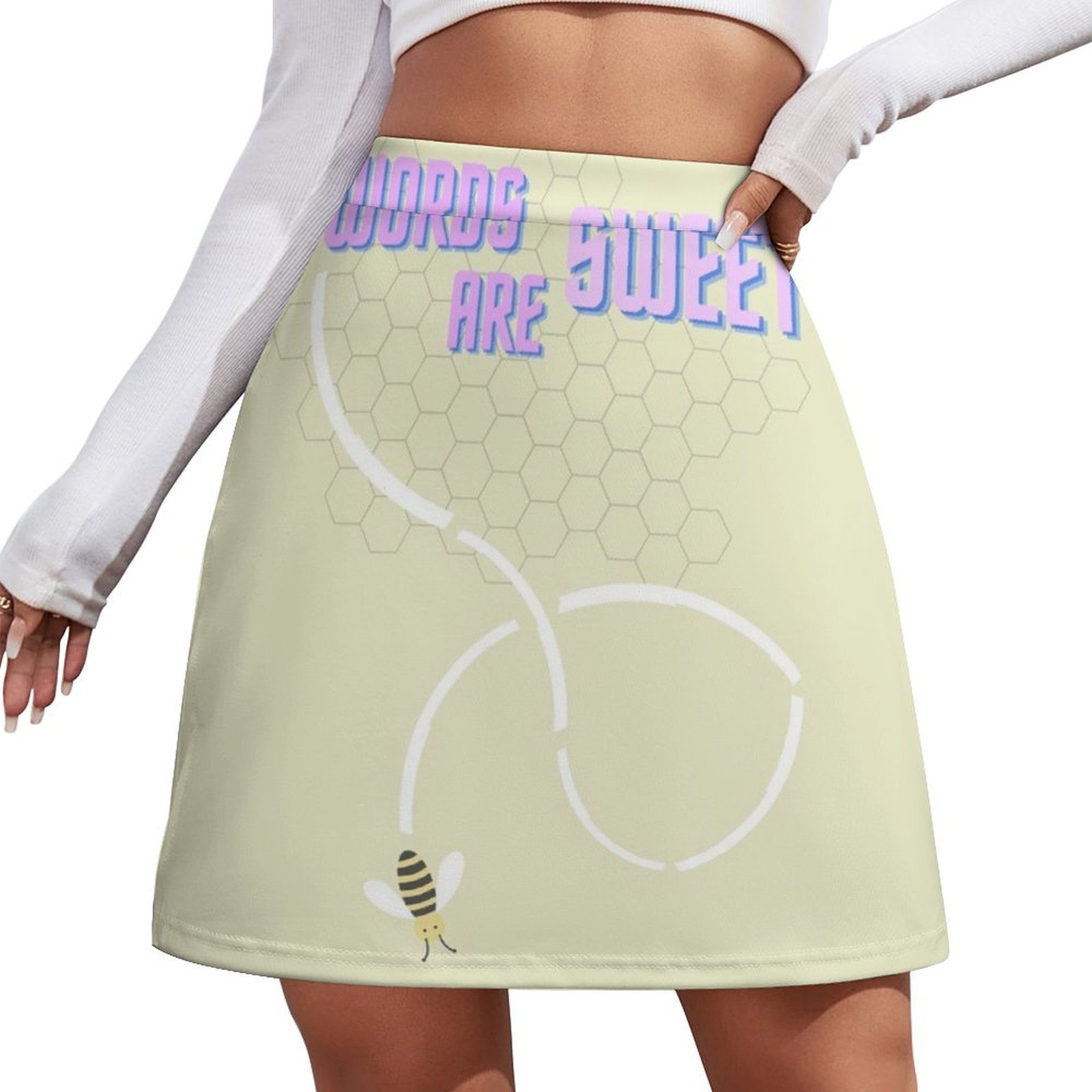 Words are SWEET Mini Skirt min - Summer Clothing Words recension och pris