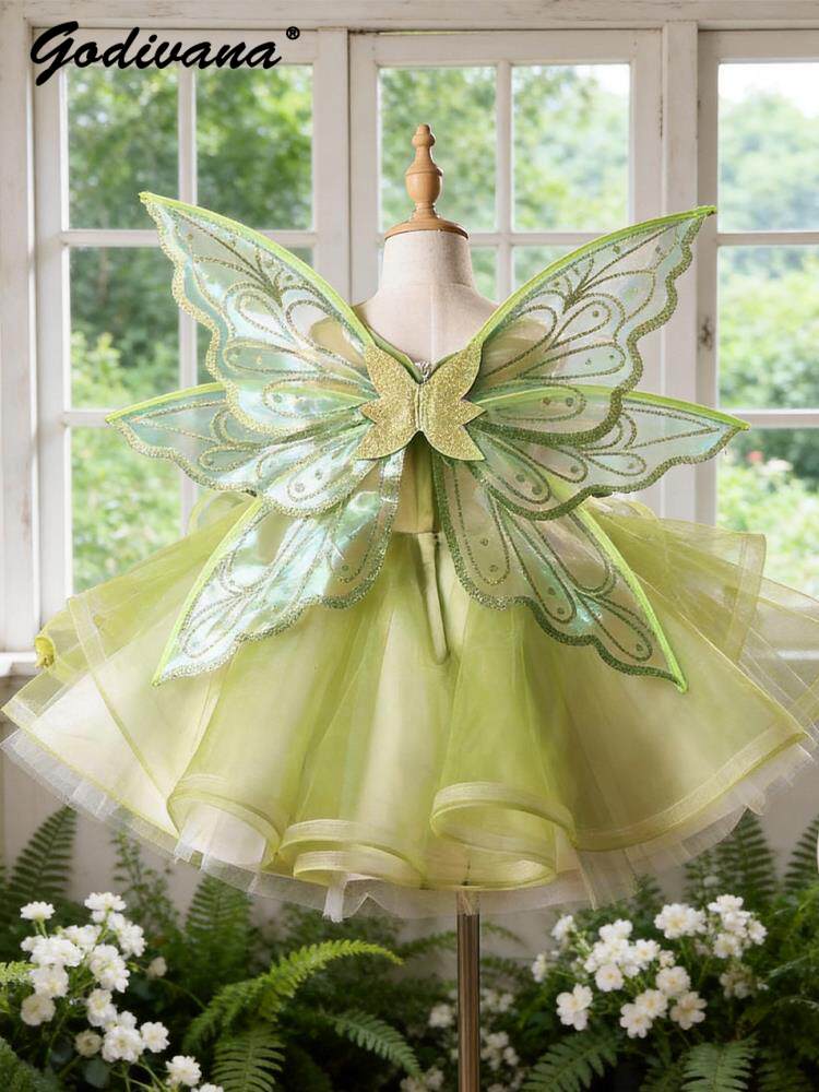 Sweet Baby Girls Butterfly Win - Summer Clothing For Kids Girls recension och pris