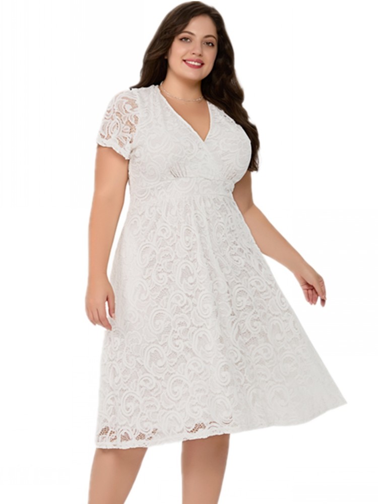 XL-5XL Plus Size Clothes Lace  - Xl Summer Clothing recension och pris