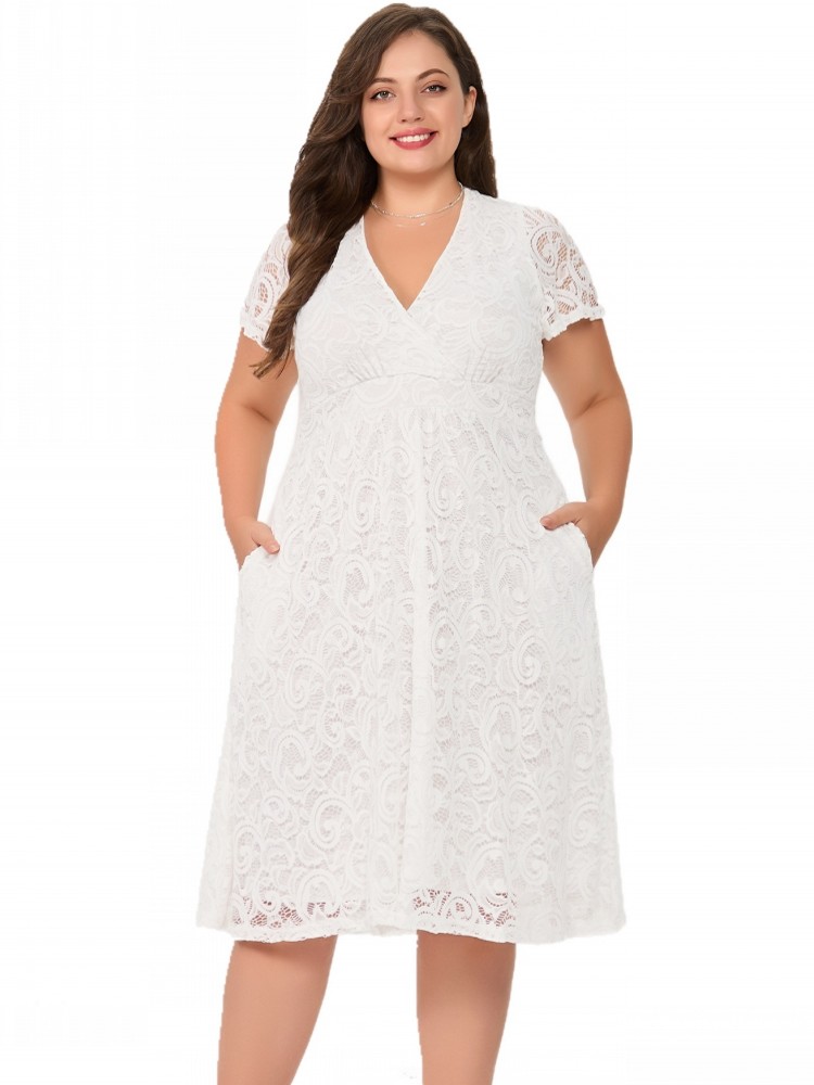 XL-5XL Plus Size Clothes Lace  - Xl Summer Clothing recension och pris