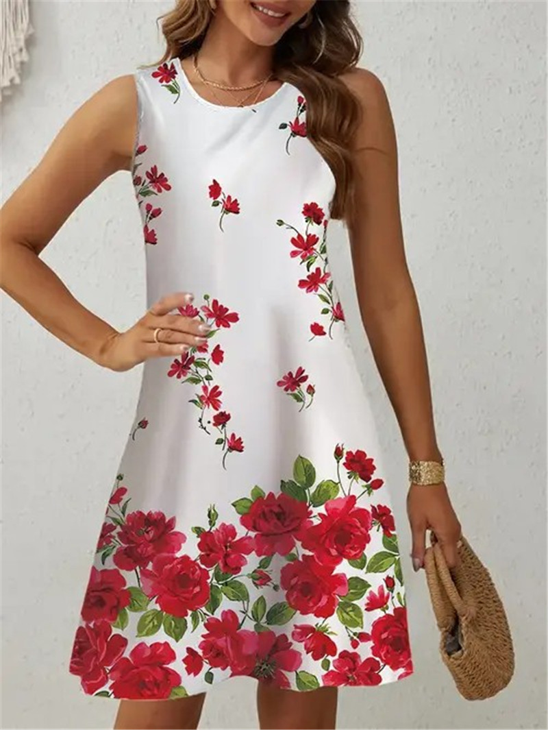 Casual Yellow Floral Dress Wom - Soft Summer Yellow Clothing recension och pris