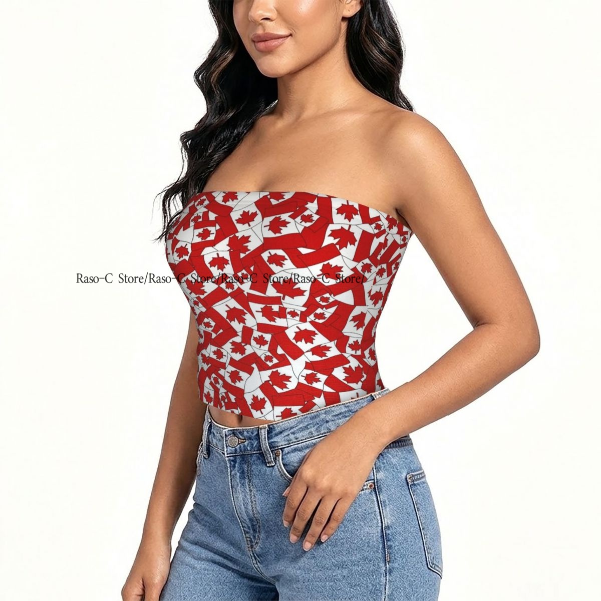 Women Block Crop Slim Tube Top - Summer Clothing Women Canada recension och pris