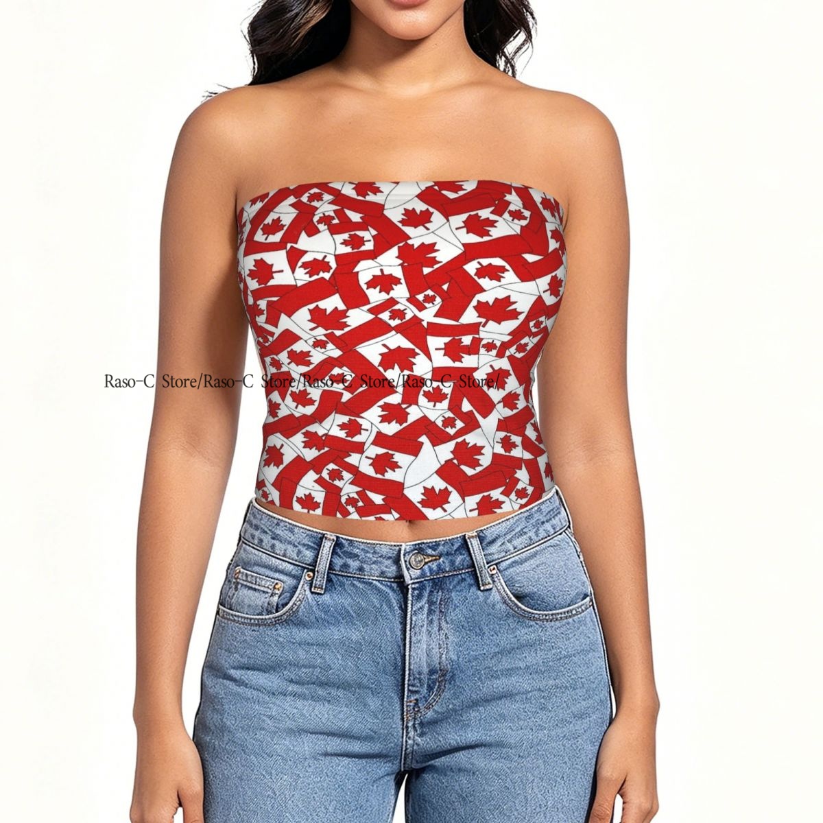 Women Block Crop Slim Tube Top - Summer Clothing Women Canada recension och pris